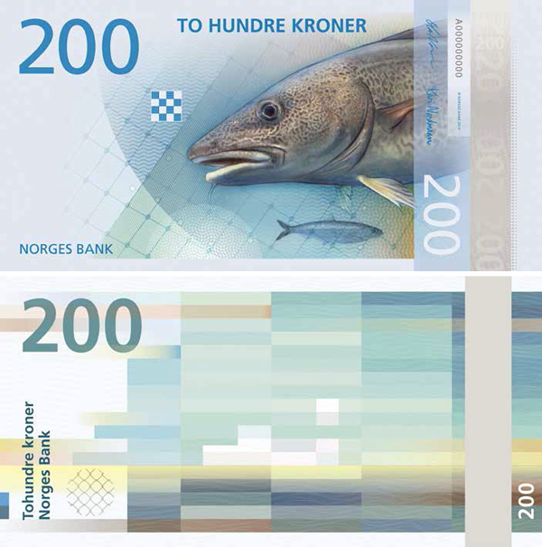 200 норвежских крон (ввод в обращение в 2017 году)