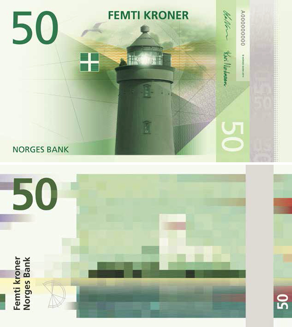 50 норвежских крон (ввод в обращение в 2017 году)
