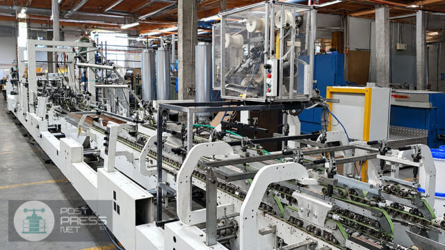Folder Gluer Machine Bobst Alpina 110 II A3 Matic (2002) – Automatic Carton Folding and Gluing