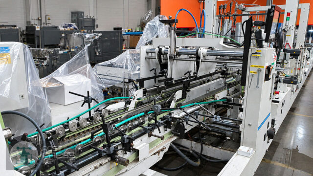Bobst Alpina 110 II A3 Matic (2002) Plegadora-Encoladora – Carton Box Folding and Gluing Machine