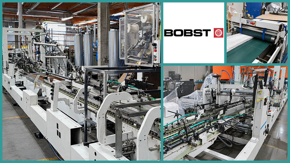 Folder Gluer Bobst Alpina 110 II A3 Matic (2002) – Folding and Gluing Machine for Carton Packaging
