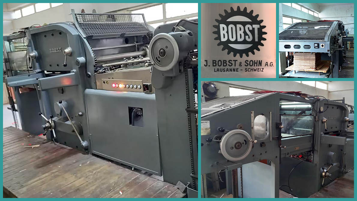 used die-cutting machine Bobst SP 1080-E (1961)