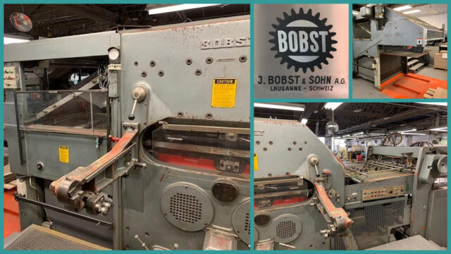 used die-cutting machine Bobst SP-1420E (1966)