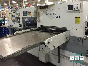 секция выталкивания обрезков (BOBST SP 106E Autoplaten)