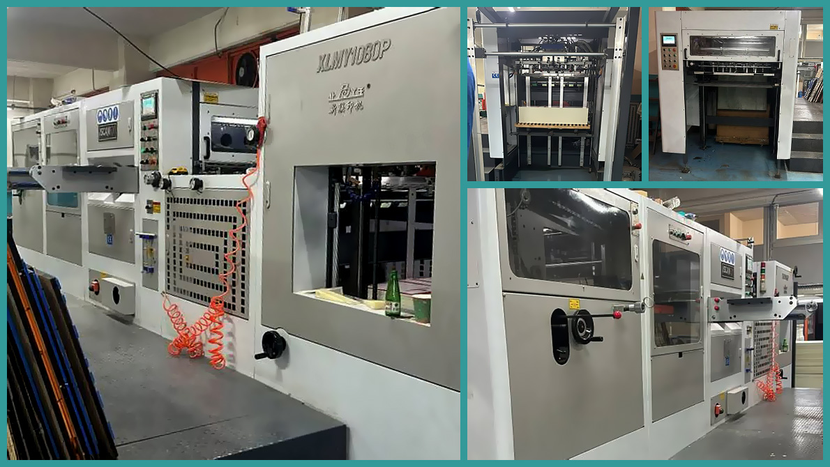 Automatic die-cutting machine with stripping station XLMY1080P (year 2022)