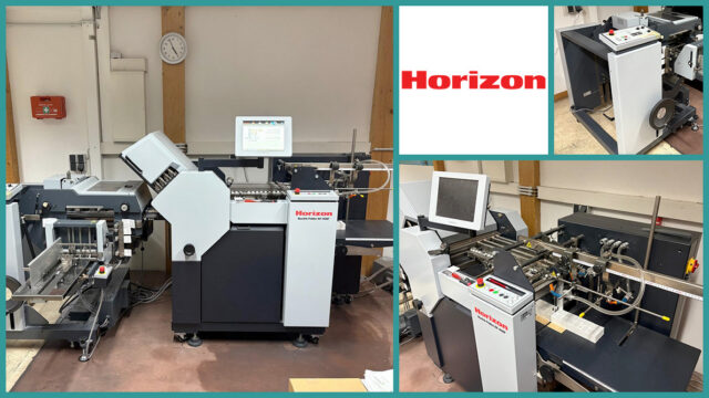 Horizon AF-408F + KTU-40 (2023 год), б/у фальцовка для фарма-инструкций