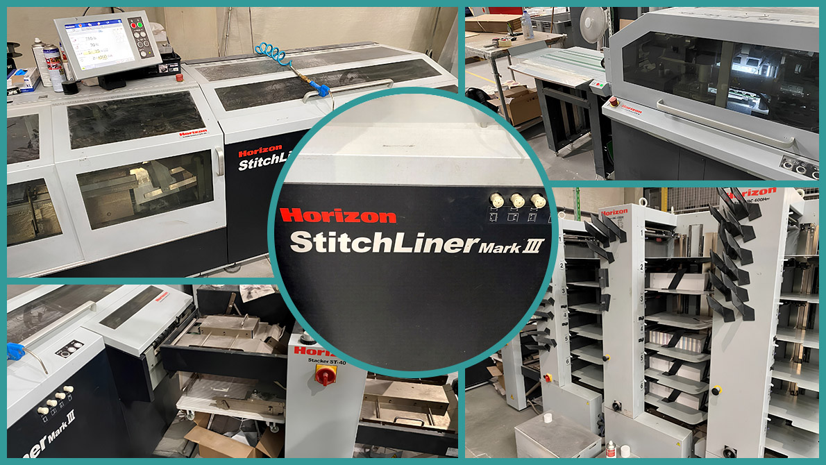 Horizon StitchLiner MarkIII (2019), used saddle-stitching system