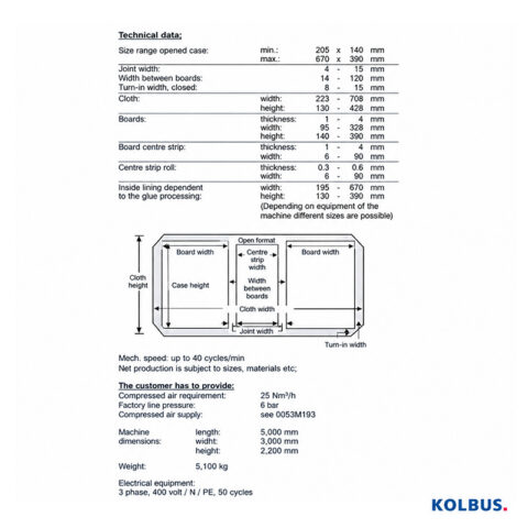 Kolbus DA 260 – mesin pembuat sampul untuk produksi buku hardcover