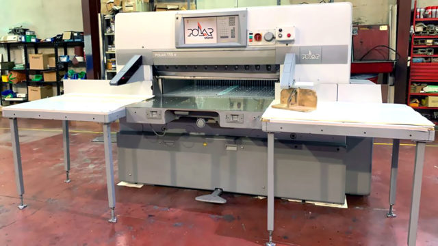 used paper cutter Polar 115 X (15" colour monitor)
