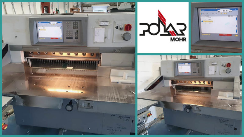 used paper cutter Polar 92 X (2005 год)