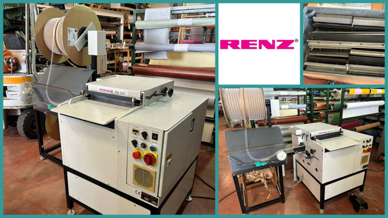 used wire-O book binding machine Renz RSB 360 (year 2001)