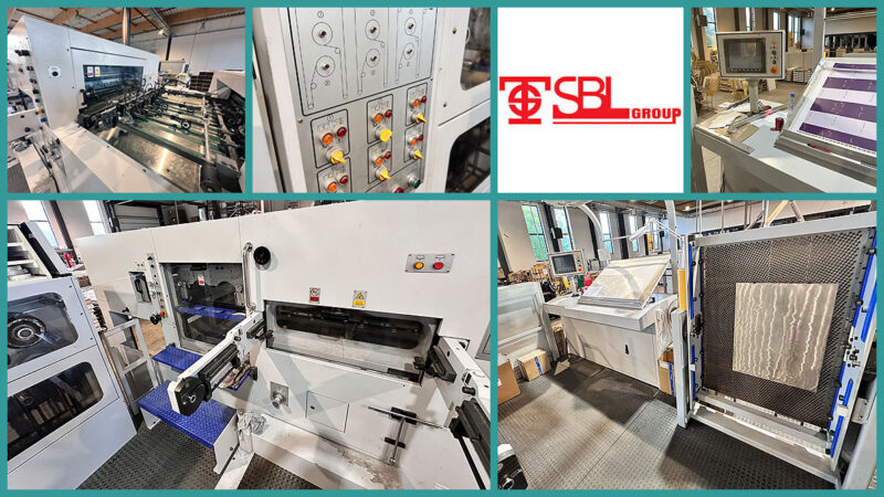 пресс для горячего тиснения фольгой SBL-1050SEF (2012 год)