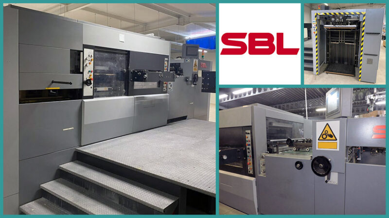 SBL-1050SE (2015) автоматический высекальный пресс б/у